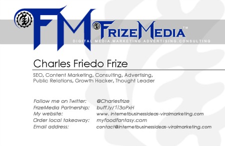 Charles Friedo Frize - DynamicFrize - Influencer Marketing - Social Media Marketing