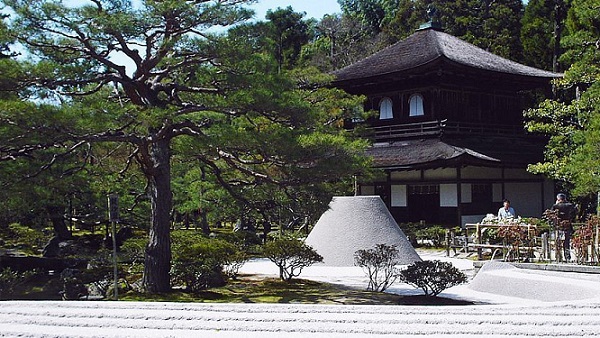 Ginkaku Ji Silver Pavilion Kyoto Japan