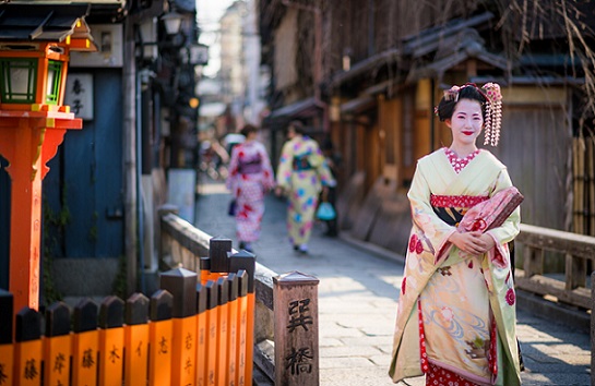 Gion Kyoto Geisha District Japan