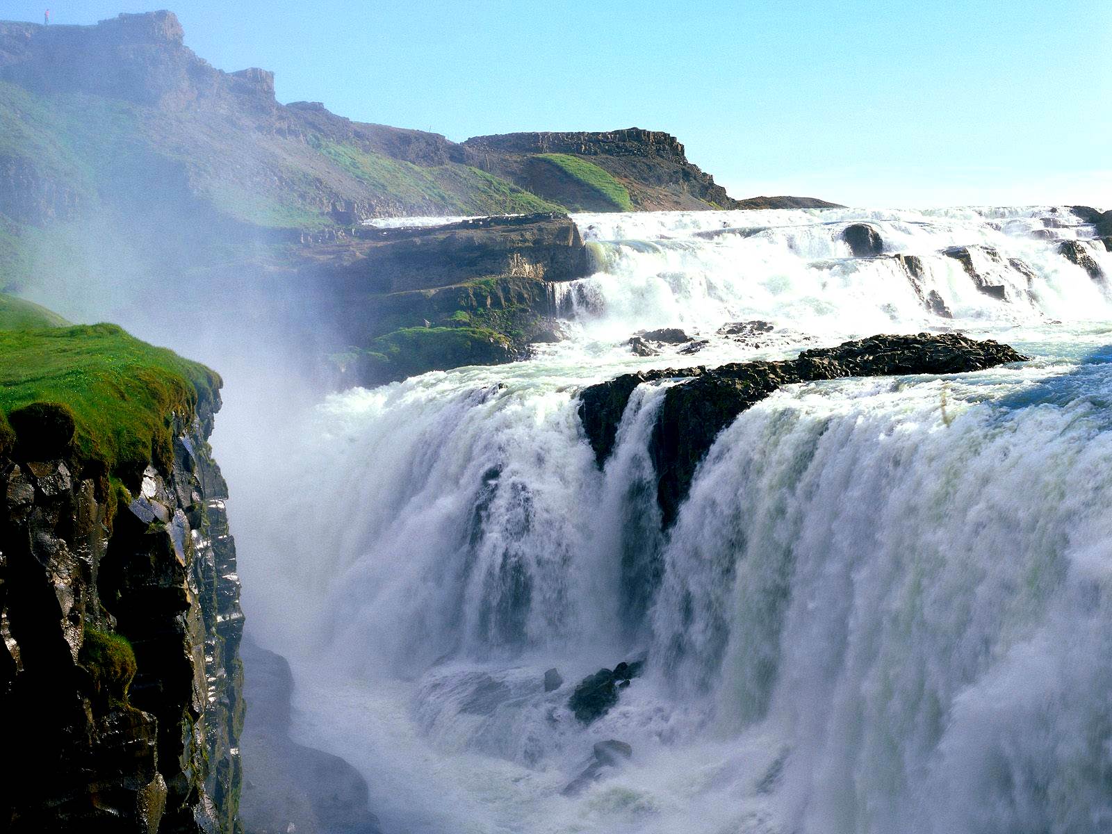 Iceland Gullfoss Waterfall