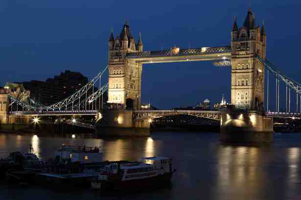 Tower Bridge At Night - FrizeMedia