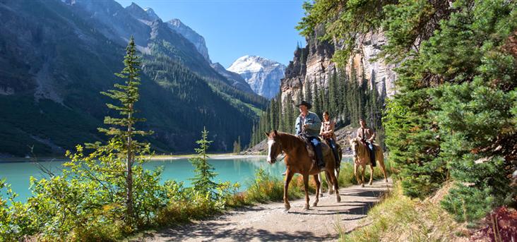 Banff Lake Louise HorseBack Riding - FrizeMedia