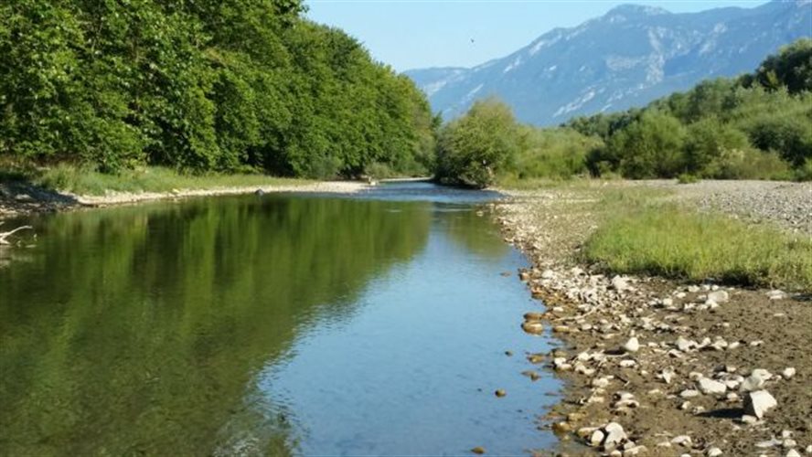 Eurotas River Sparta Greece - Eurotas was a king of Laconia, the son of King Myles and grandson of Lelex - FrizeMedia