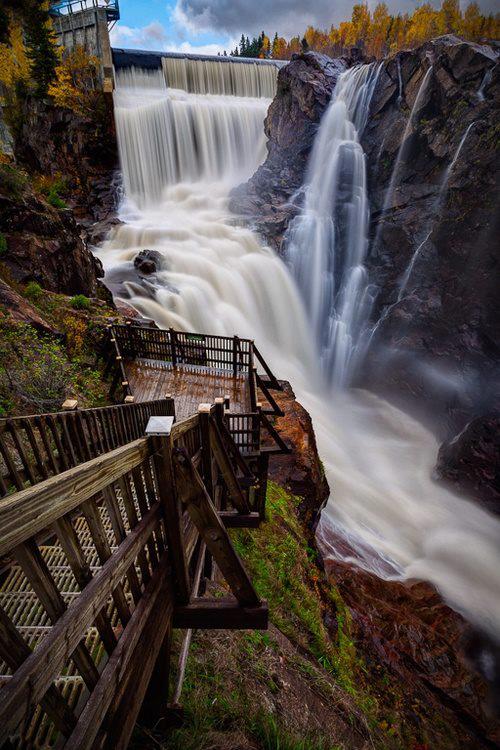 Waterfall Walkway Quebec -  An Overview And #Travel #FrizeMedia #DigitalMarketing